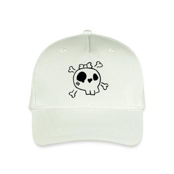skully - Kinder Bio Basecap - Helles Mintgrün - Vorne
