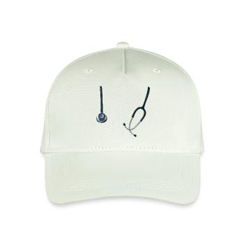 Stethoskop - Kinder Bio Basecap - Helles Mintgrün - Vorne