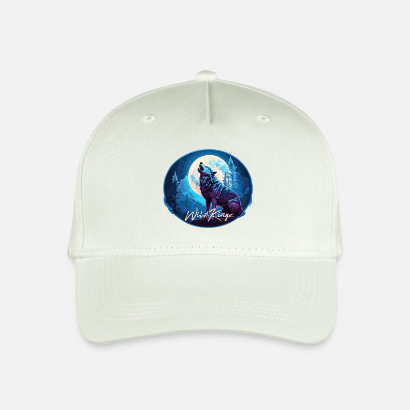 Wolf - Kinder Bio Basecap - Helles Mintgrün