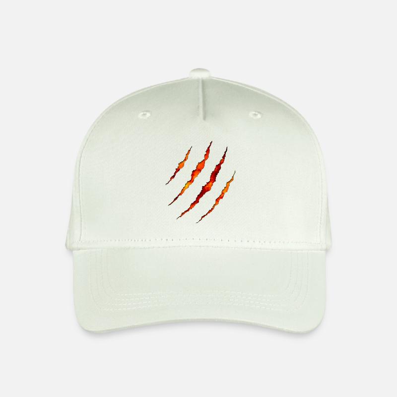 Claw Lava Black Edition #GROAHHH - Organic Kids’ Baseball Cap - light mint green