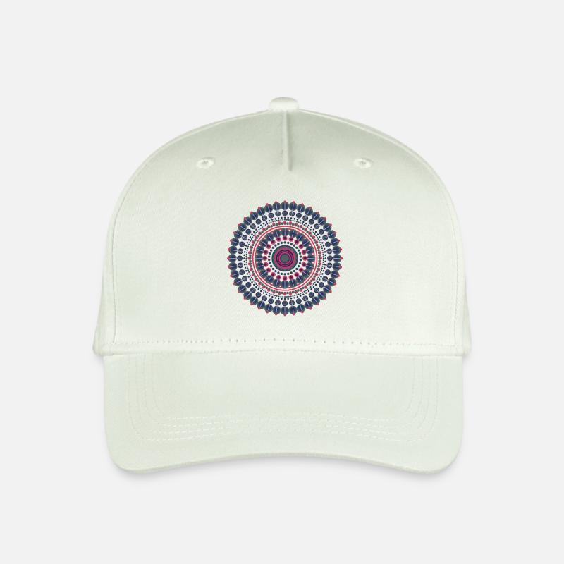 MANDALA. YOGA BUDDHA MEDITATION GESCHENK ZEN - Kinder Bio Basecap - Helles Mintgrün