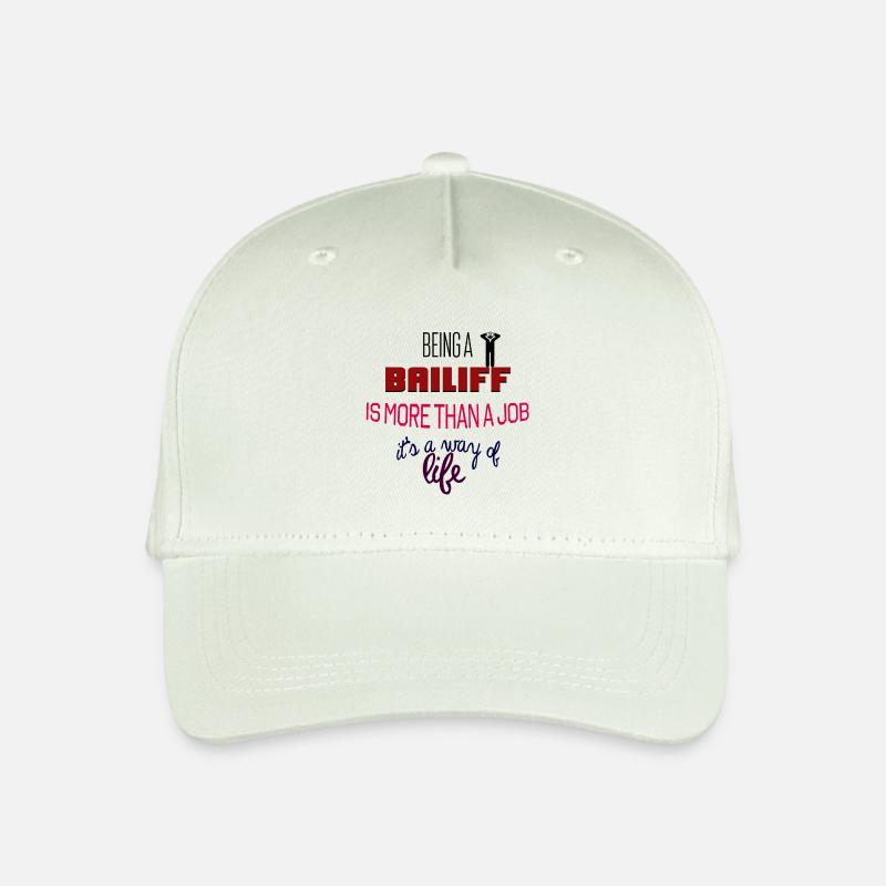 Being a bailiff - Kinder Bio Basecap - Helles Mintgrün