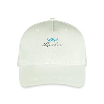 lausbua mit bayrischen bart - Kinder Bio Basecap - Helles Mintgrün - Vorne