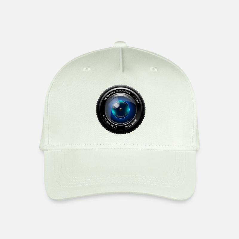 objectif de la caméra - Casquette de baseball bio Enfant - vert menthe clair