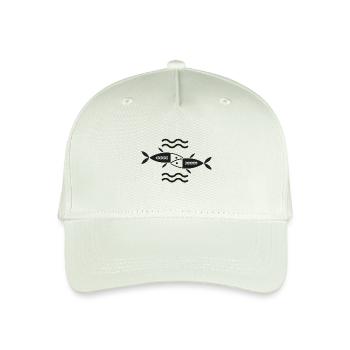 star signs fish - Organic Kids’ Baseball Cap - light mint green - Front