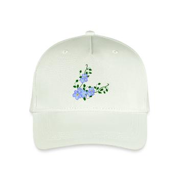 Vergiss mich nicht - Kinder Bio Basecap - Helles Mintgrün - Vorne