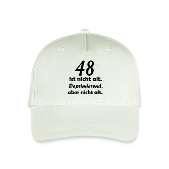 48 ist nicht alt - Kinder Bio Basecap - Helles Mintgrün - Vorne