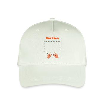 Don't be a square! Pulp Fiction - movie quote - Organic Kids’ Baseball Cap - light mint green - Front