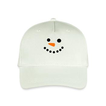 Ich bin ein Schneemann! - Kinder Bio Basecap - Helles Mintgrün - Vorne
