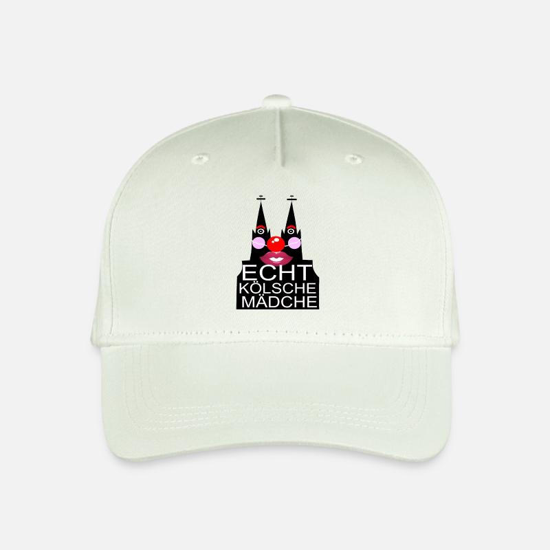 Kölsch Mädche Köln Kölle Dom Karneval Nase Alaaf - Kinder Bio Basecap - Helles Mintgrün