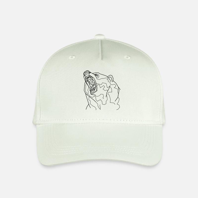 Bär - Kinder Bio Basecap - Helles Mintgrün