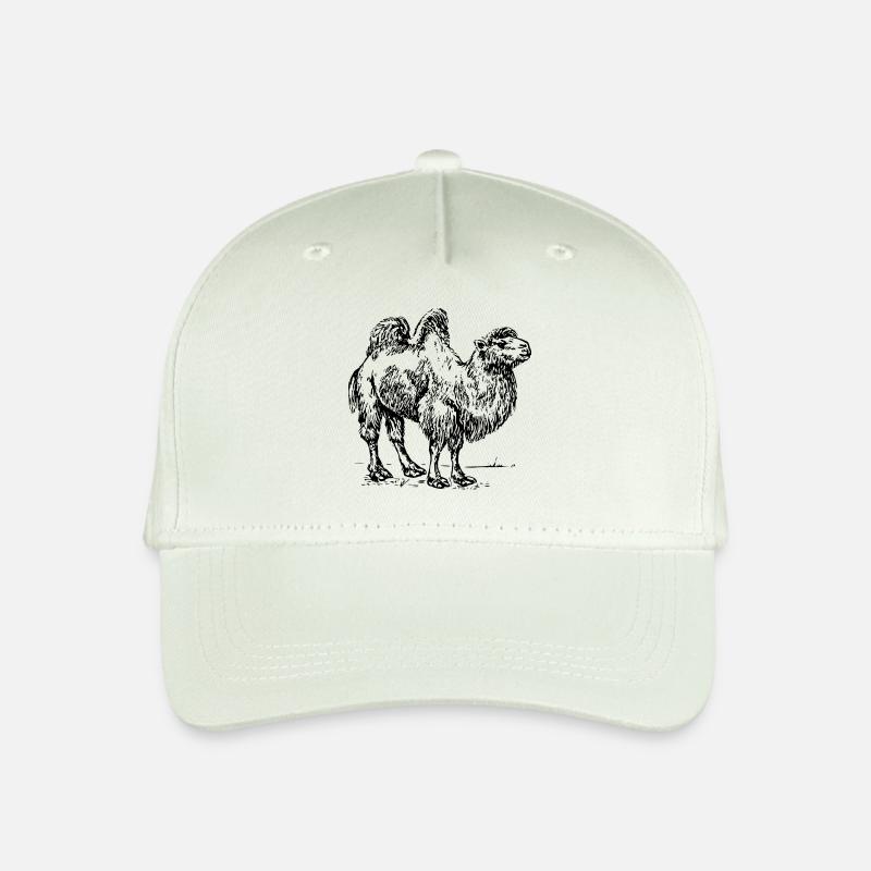 camel - Organic Kids’ Baseball Cap - light mint green