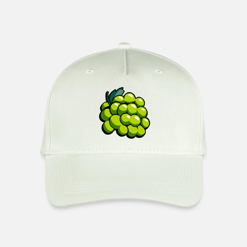 Trauben - Kinder Bio Basecap - Helles Mintgrün