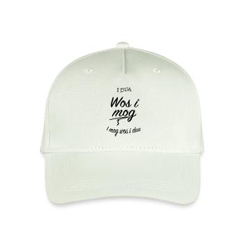 Bayrisches T Shirt mit Spruch - Kinder Bio Basecap - Helles Mintgrün - Vorne