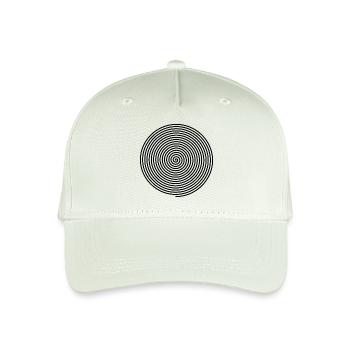 Hypnosis spiral - Organic Kids’ Baseball Cap - light mint green - Front