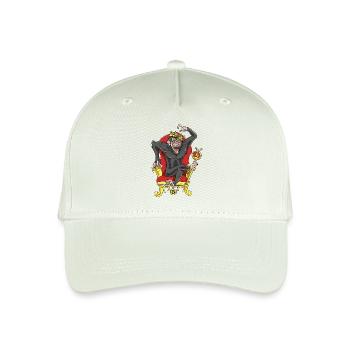 Bitcoin Monkey King - Beta Edition - Kinder Bio Basecap - Helles Mintgrün - Vorne