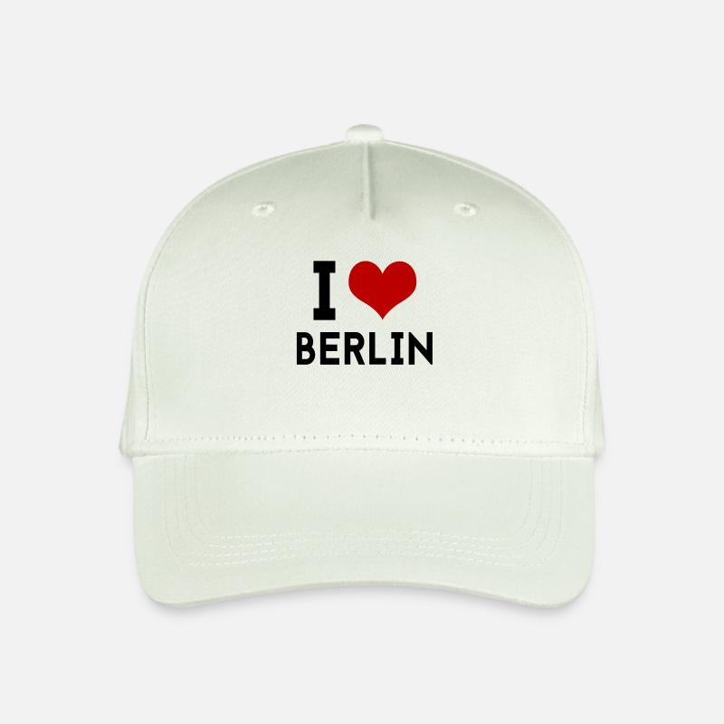 J'aime Berlin - Casquette de baseball bio Enfant - vert menthe clair