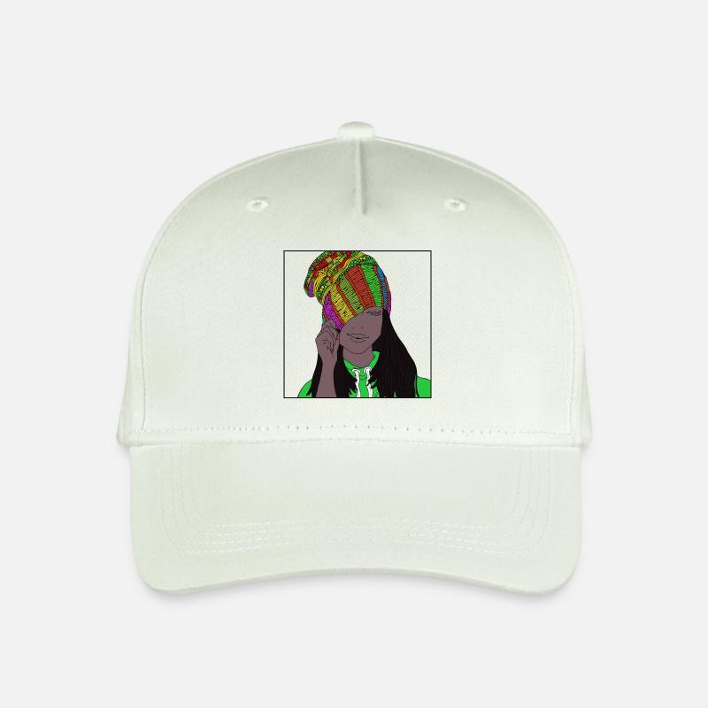 Dame mit Mütze - Kinder Bio Basecap - Helles Mintgrün