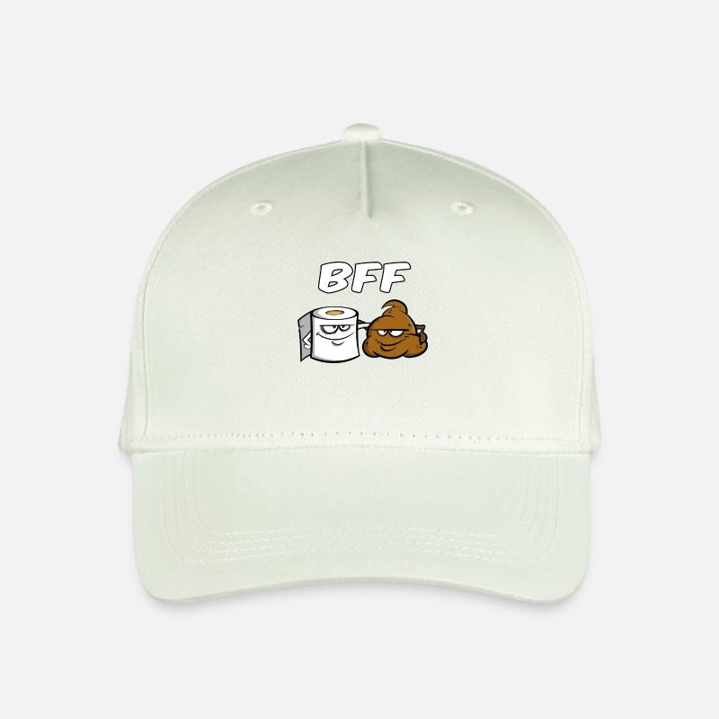 BFF - Best friends for ever - Geschenkidee Freunde - Kinder Bio Basecap - Helles Mintgrün