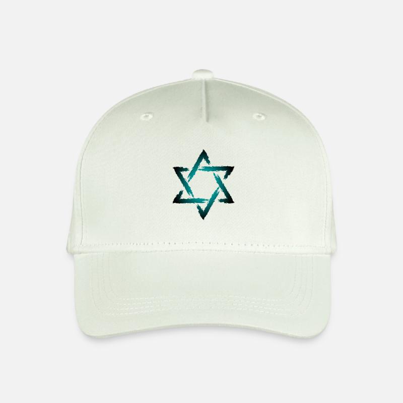 Davidstern - Kinder Bio Basecap - Helles Mintgrün