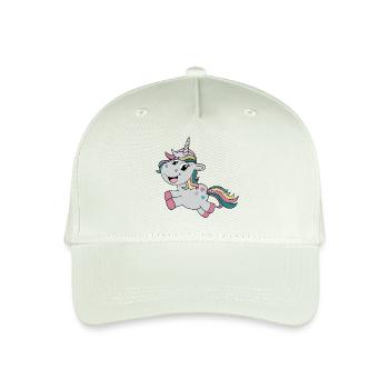 Einhorn - Kinder Bio Basecap - Helles Mintgrün - Vorne