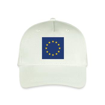 Europäische Flagge Geschenk - EU-EU-Flagge-Geschenk - Kinder Bio Basecap - Helles Mintgrün - Vorne