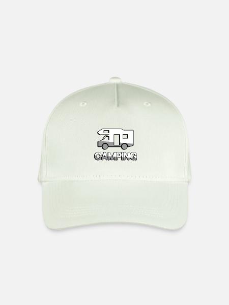 CAMPING + Wohnwagen - Camping - Kinder Bio Basecap - Helles Mintgrün
