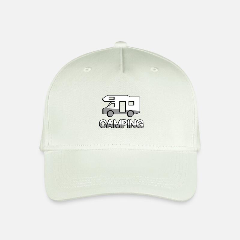 CAMPING + Wohnwagen - Camping - Kinder Bio Basecap - Helles Mintgrün