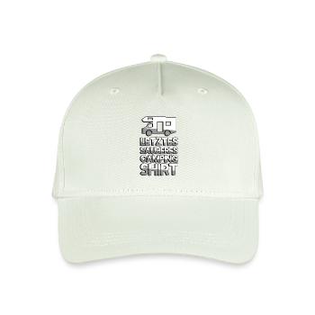 LETZTER SAUBERER CAMPING SHIRT Wohnwagen - Camping - Kinder Bio Basecap - Helles Mintgrün - Vorne