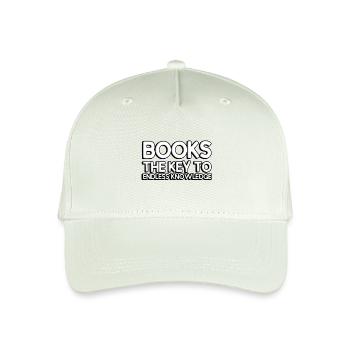 Books: the keys to endless knowledge - Organic Kids’ Baseball Cap - light mint green - Front