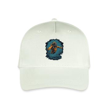 Diver - Organic Kids’ Baseball Cap - light mint green - Front