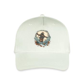 Diver - Organic Kids’ Baseball Cap - light mint green - Front