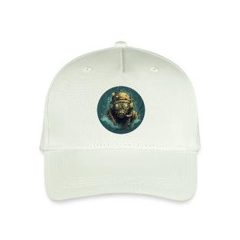 Taucher - Kinder Bio Basecap - Helles Mintgrün - Vorne