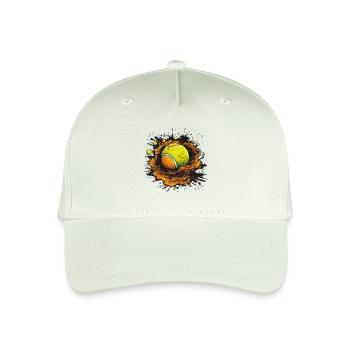 Tennis ball - Organic Kids’ Baseball Cap - light mint green - Front