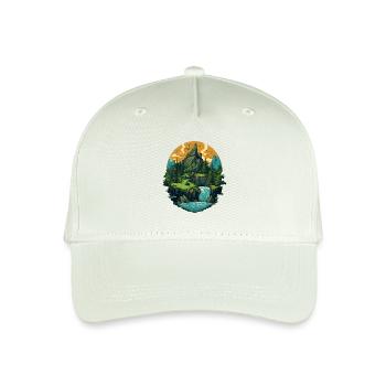 Landscape - Organic Kids’ Baseball Cap - light mint green - Front