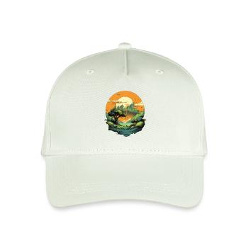 Landscape - Organic Kids’ Baseball Cap - light mint green - Front