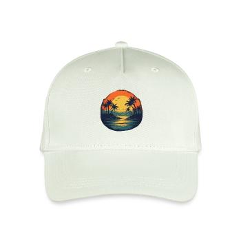 Plage - Casquette de baseball bio Enfant - vert menthe clair - Devant