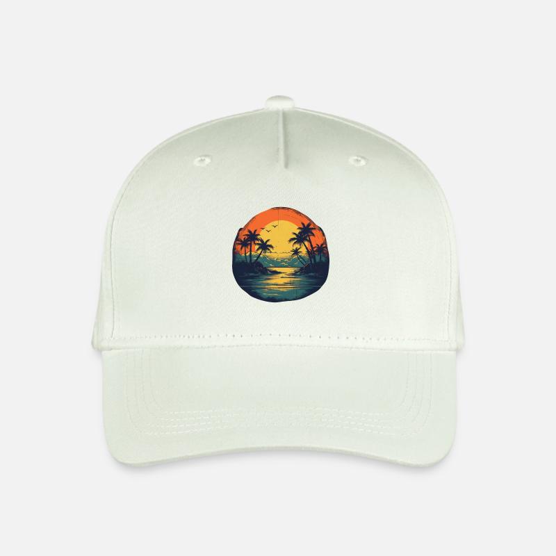 Plage - Casquette de baseball bio Enfant - vert menthe clair
