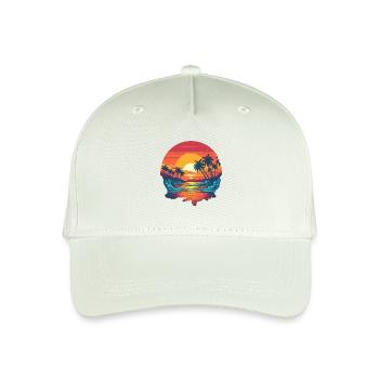 Plage - Casquette de baseball bio Enfant - vert menthe clair - Devant