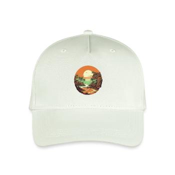 Plage - Casquette de baseball bio Enfant - vert menthe clair - Devant
