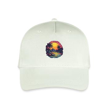 Plage - Casquette de baseball bio Enfant - vert menthe clair - Devant