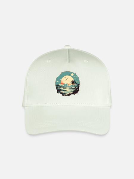 Strand - Kinder Bio Basecap - Helles Mintgrün