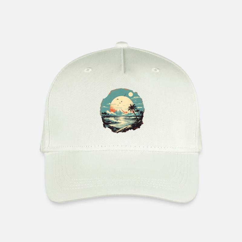 Strand - Kinder Bio Basecap - Helles Mintgrün