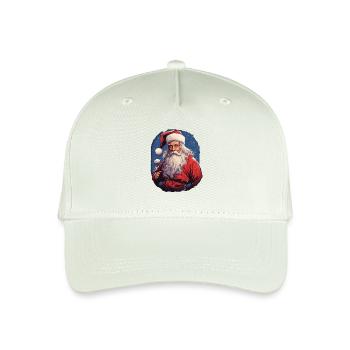 Weihnachtsmann - Kinder Bio Basecap - Helles Mintgrün - Vorne