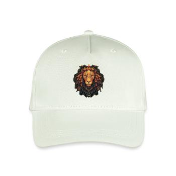Lion - Organic Kids’ Baseball Cap - light mint green - Front