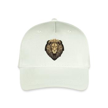 Lion - Organic Kids’ Baseball Cap - light mint green - Front