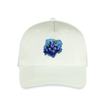 Blaubeere - Kinder Bio Basecap - Helles Mintgrün - Vorne