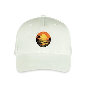 Plage - Casquette de baseball bio Enfant - vert menthe clair - Devant