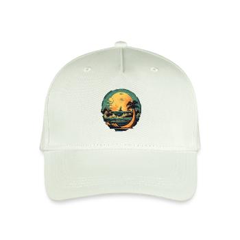 Plage - Casquette de baseball bio Enfant - vert menthe clair - Devant