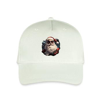 Weihnachtsmann - Kinder Bio Basecap - Helles Mintgrün - Vorne